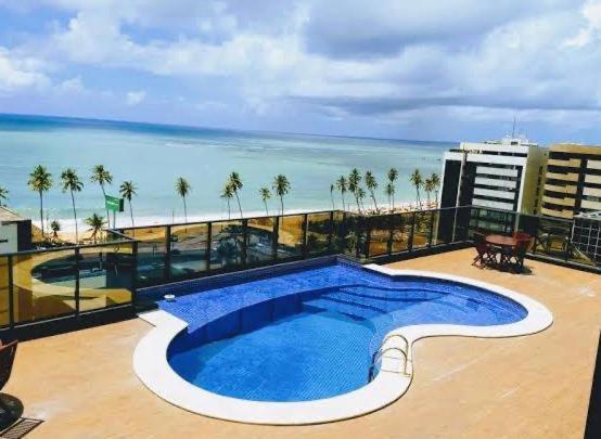 Apartamento na cobertura com vista mar Maceió Exterior foto
